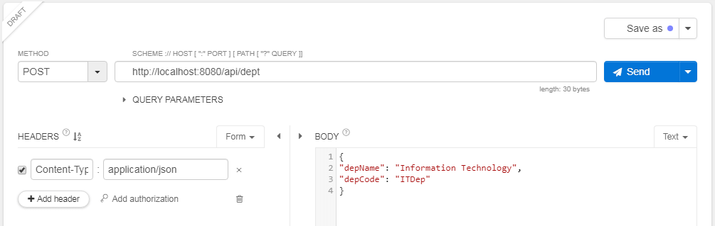 spring boot initializr
